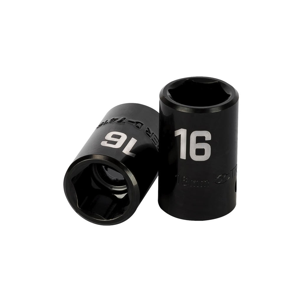 TRUPER DADO DE IMPACTO, 6 PUNTAS, CUADRO 1/2 DE 16MM D-7416