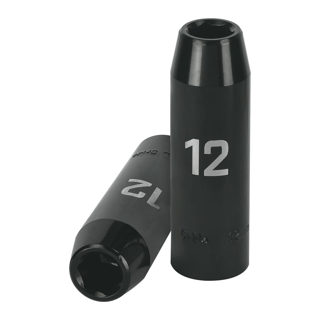 TRUPER DADO DE IMPACTO, LARGO, 6 PUNTAS, CUADRO 1/2 DE 12MM
