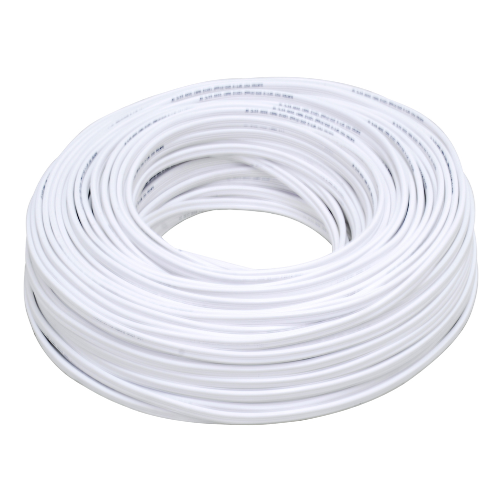 CABLE DE LUZ POT DOBLE DEL #12 BCO  CCA 136952 SURTEK R/100M