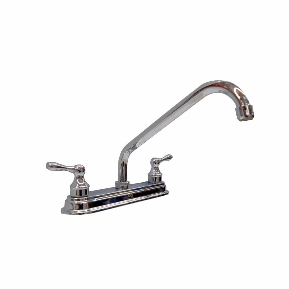 AQUAFLOW MEZCLADORA AQF-1841 P/FREGADERO CROMO PALANCA