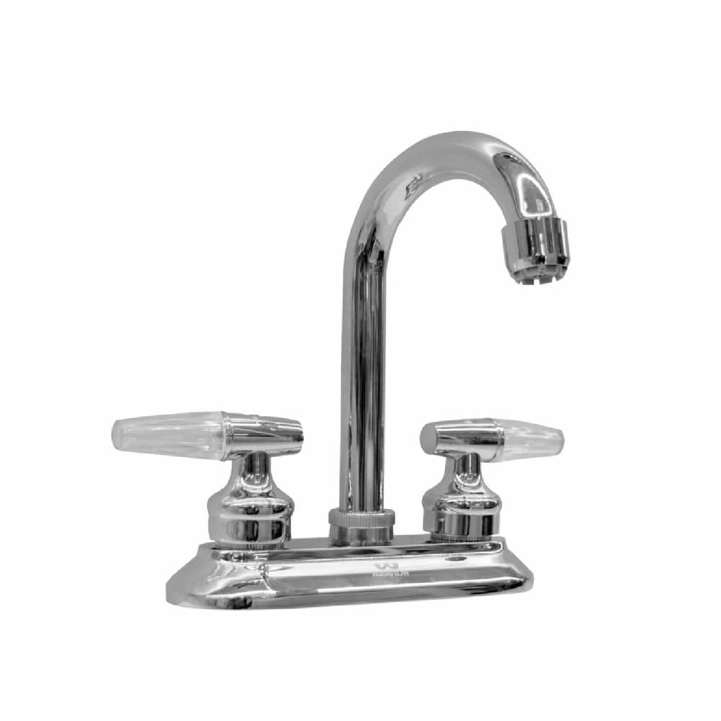 AQUAFLOW MEZCLADORA AQF-1797 P/LAVABO CROMO CRYSTAL