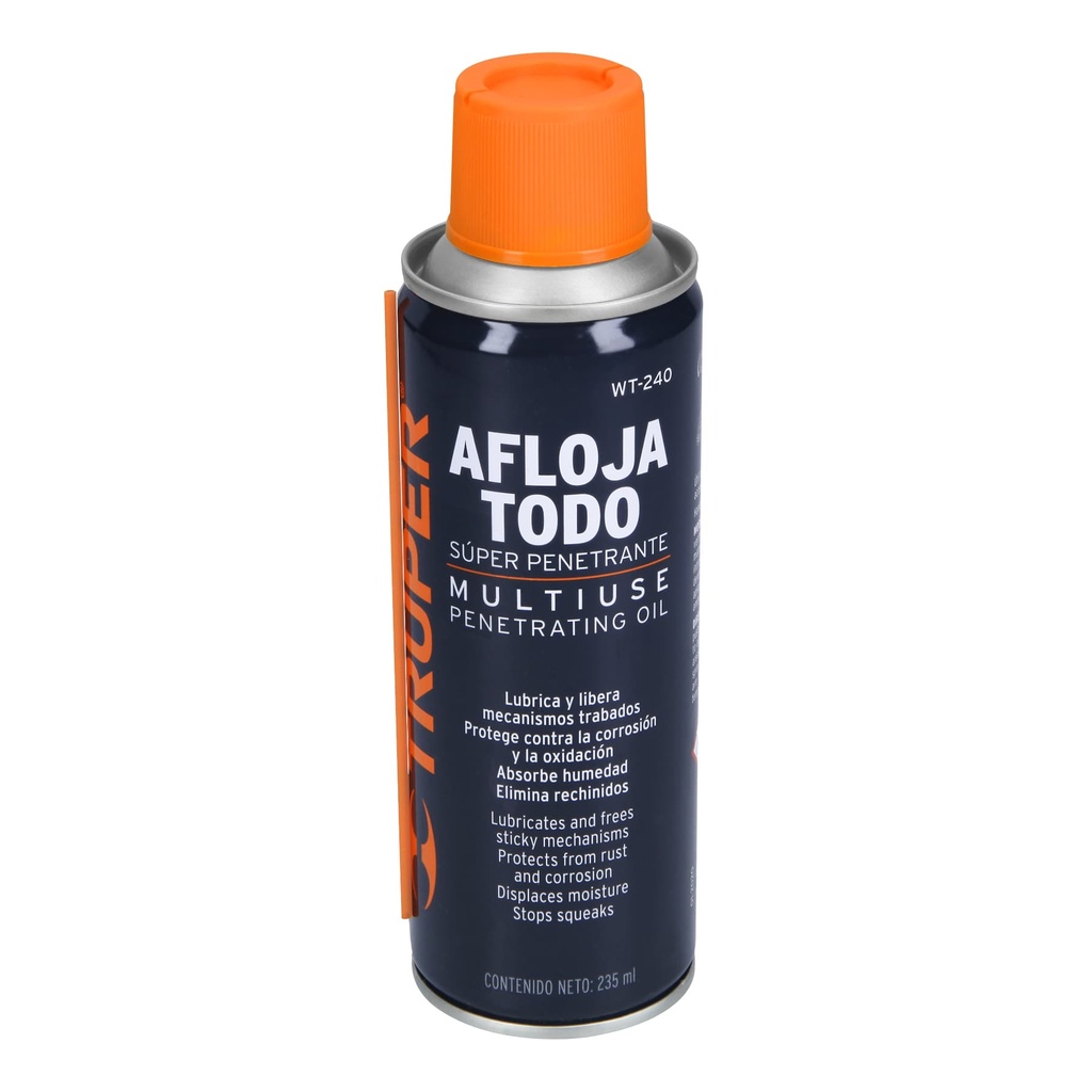 TRUPER ACEITE AFLOJATODO EN   AEROSOL 240ML WT-240