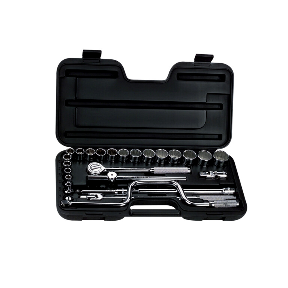 STANLEY JGO DE DADOS M1/2 27 PZAS