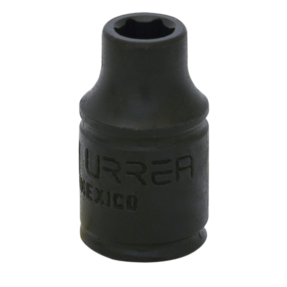 URREA DADO 1/4" X 6MM  6906M 6PTS CORTO PARA IMPACTO