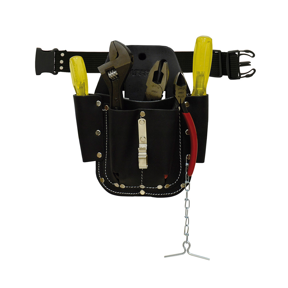 URREA JGO HERRAMIENTA 6PZ     COMBINADO ESTUCHE CUERO
