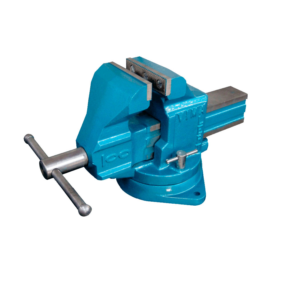 VIMALERT TORNILLO DE BANCO V-100-G8-1/4"  BASE GIR 360G