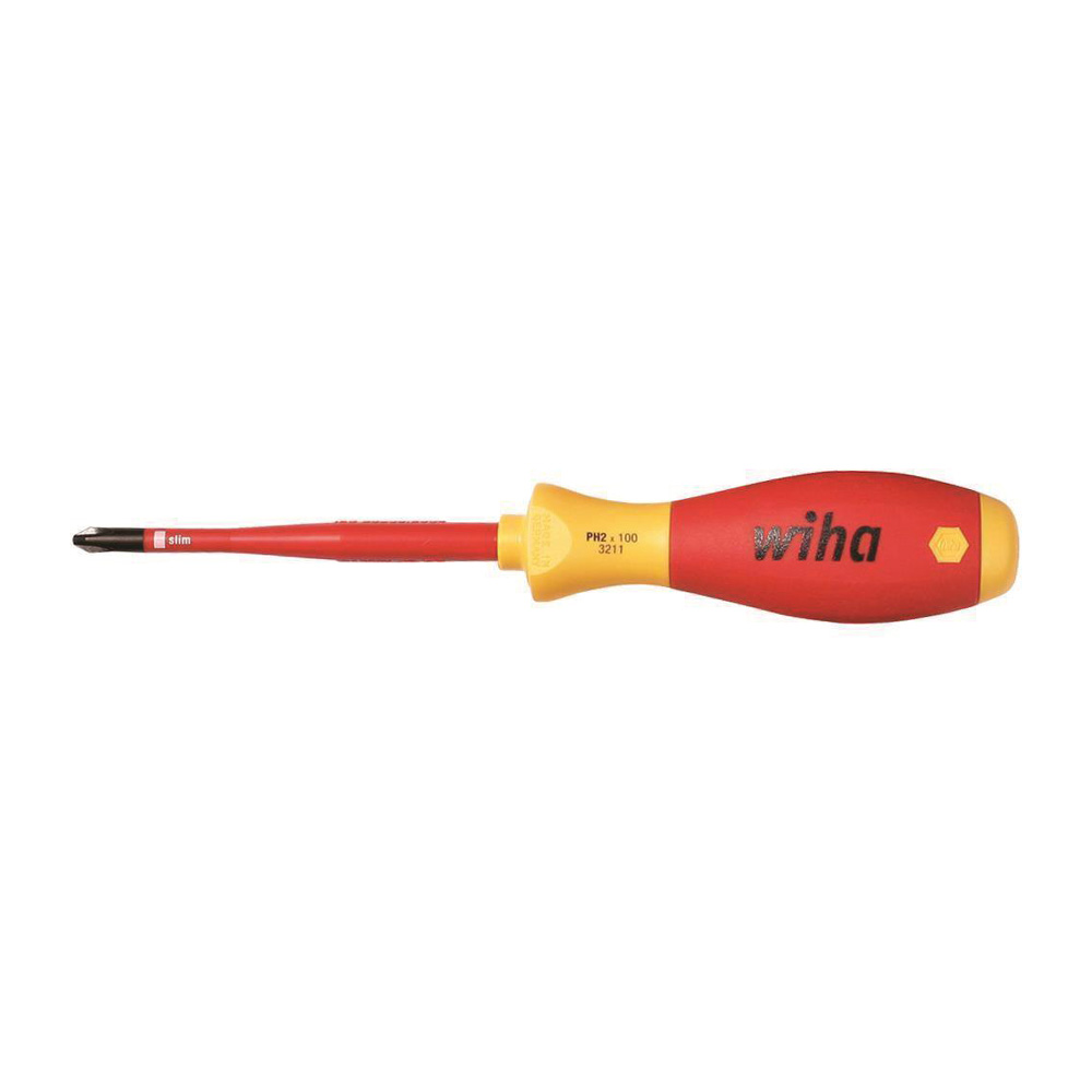 WIHA DESARMADOR PHILLIPS      AISLADO 1000V #2X4"