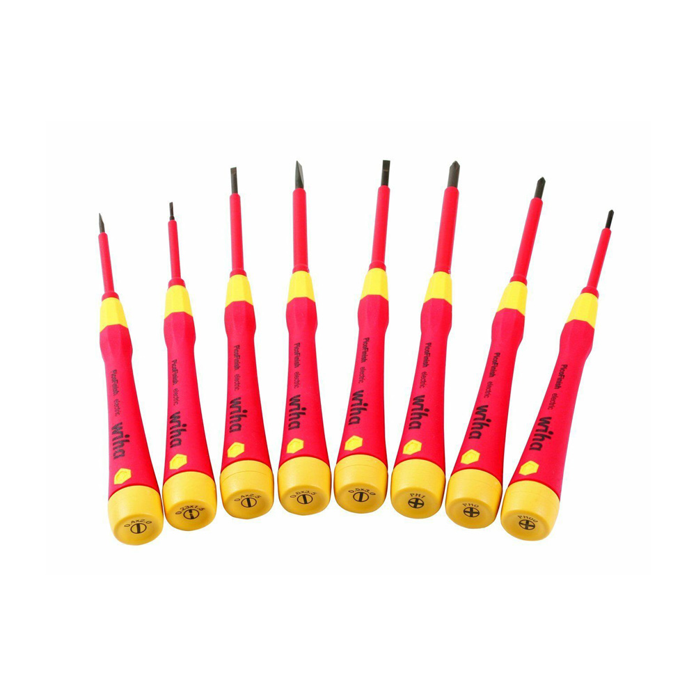 WIHA JG DESARMADORES PRECISION AISLADOS 1000V 8PZ MIXTOS