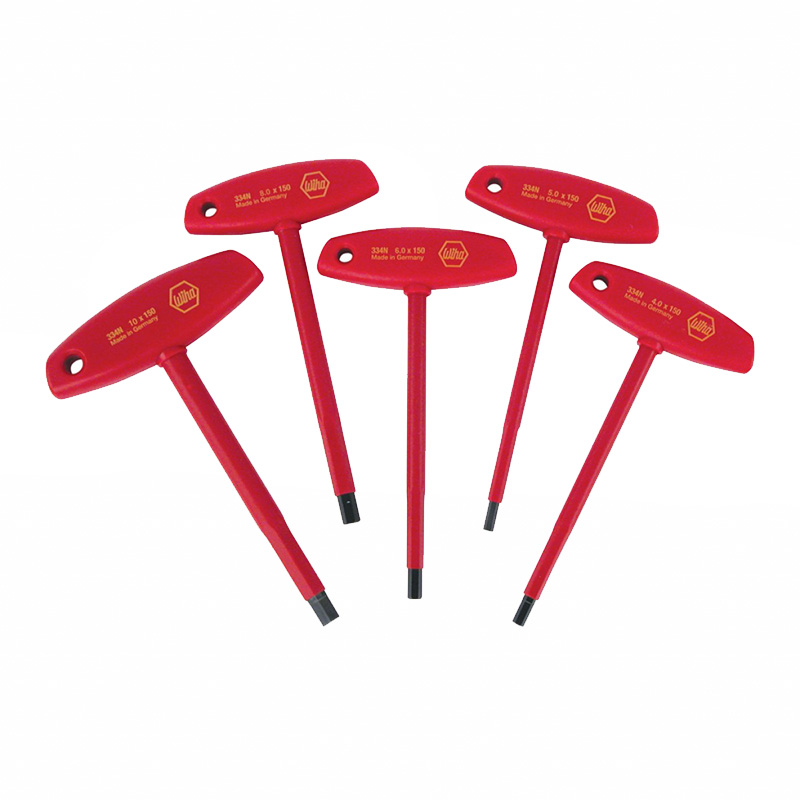 WIHA JGO LLAVE HEX T 33478 5PZ AISLADAS