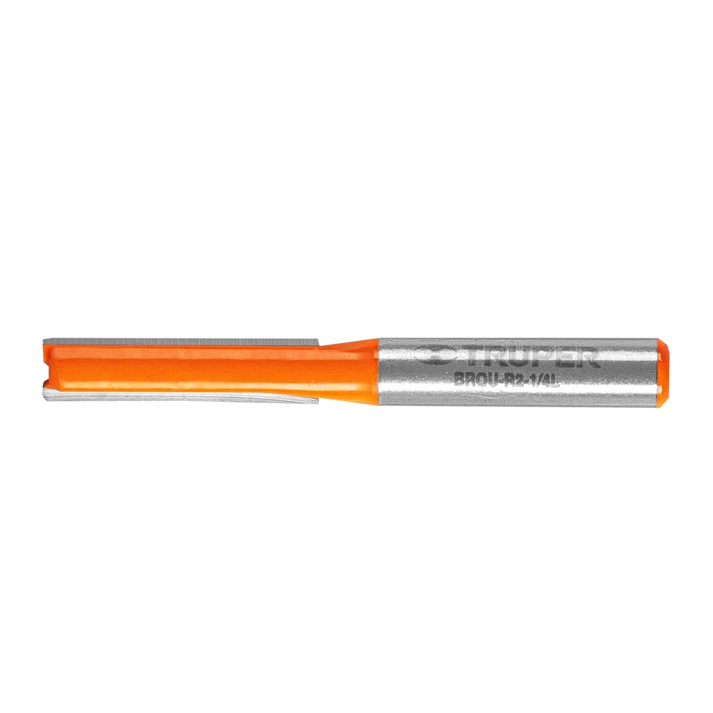TRUPER BROCA P/ROUTER RECTA 2 FILOS 1/4 X 1 BROU-R2-1/4L