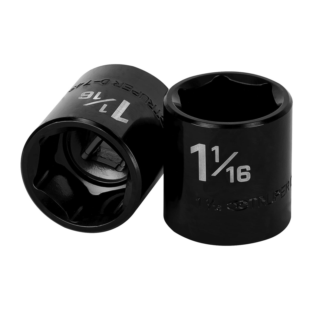 TRUPER DADO IMPACTO 6 PUNTAS CUADRO 1/2 DE 1- D-7434-H