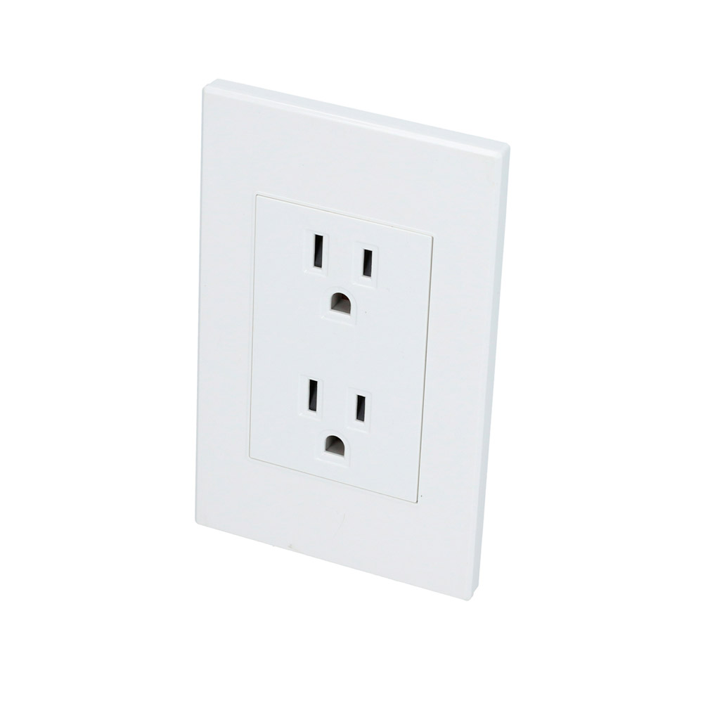 SURTEK PLACA P627B  CONTACTODUPLEX BLANCO PREMIUM 1/1