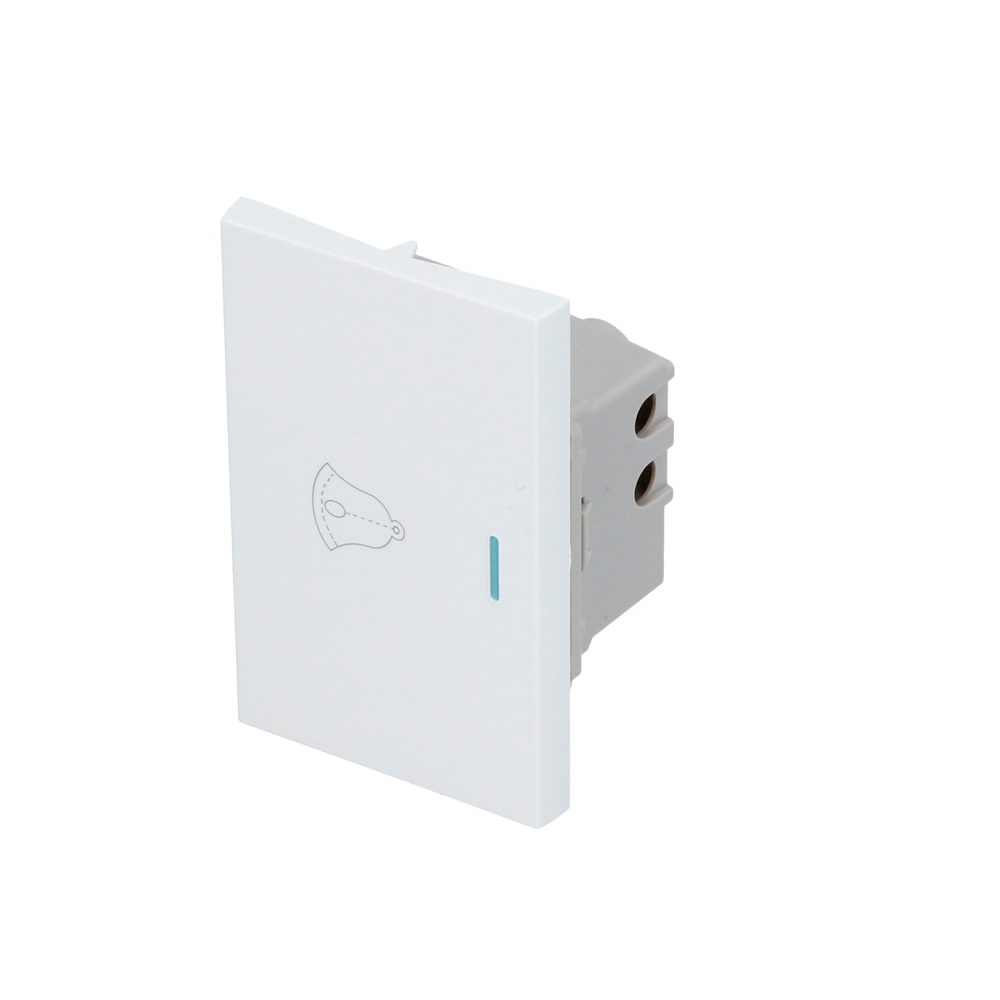 SURTEK APAGADOR TIMBRE P604B 1/1 BLANCO PREMIUM