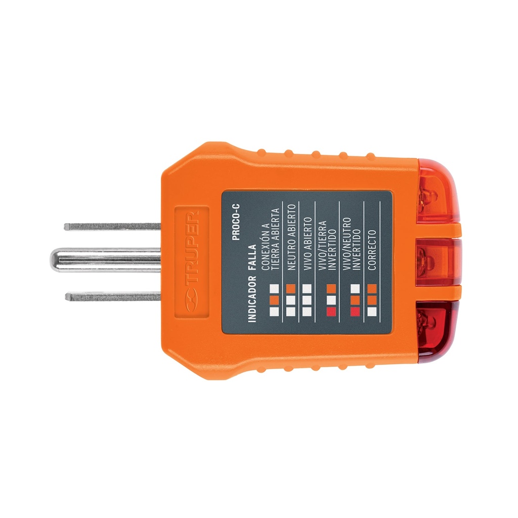 TRUPER PROBADOR DE TOMACORRIENTEPROCO-C