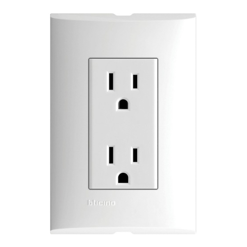 FORZA PLACA TOMACORR DUPLEX   2P+T PROT INF BTICINO FZA68SS