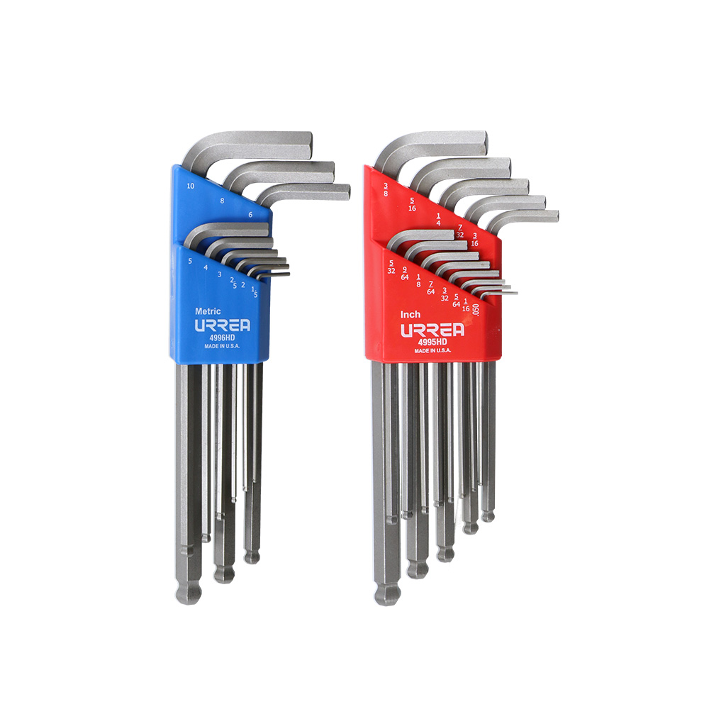 URREA JGO LLAVES HEX L 49822HD 22PZ COMB TPO BOLA USO PESADO