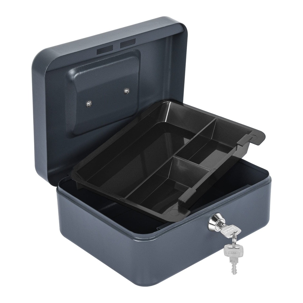 HERMEX CAJA DE DINERO CADI-20 20X9X16CM DE ACERO