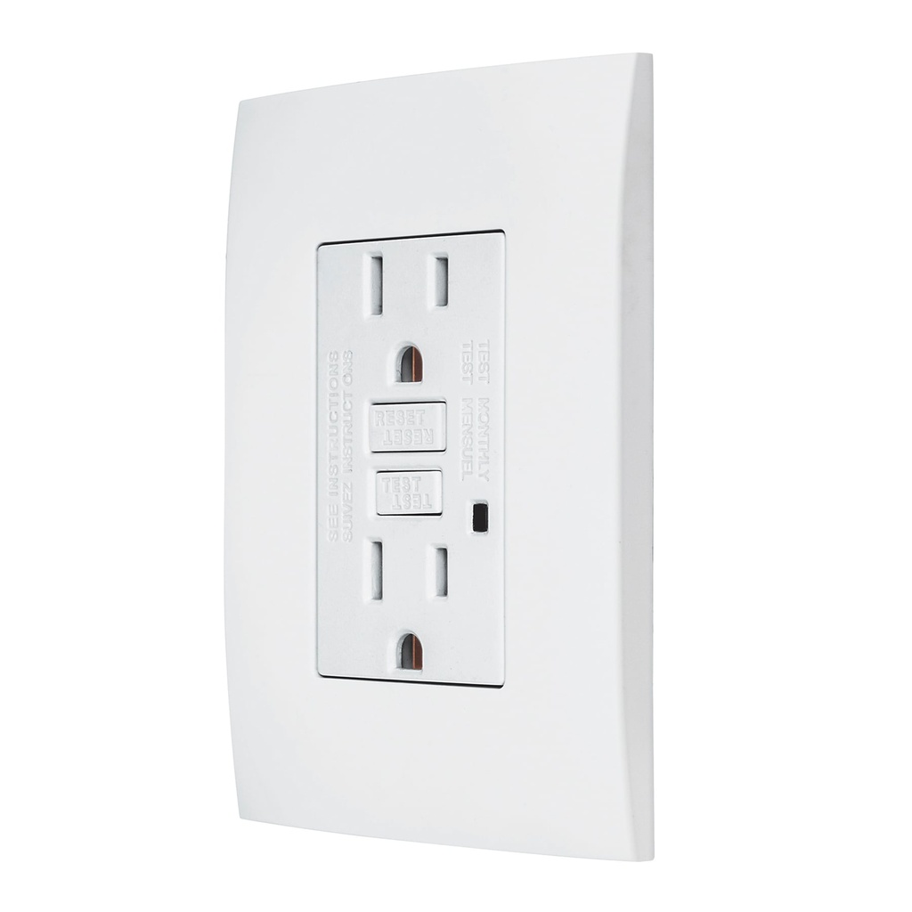 VOLTECH CONTACTO DOBLE ATERRIZADO BLANCO