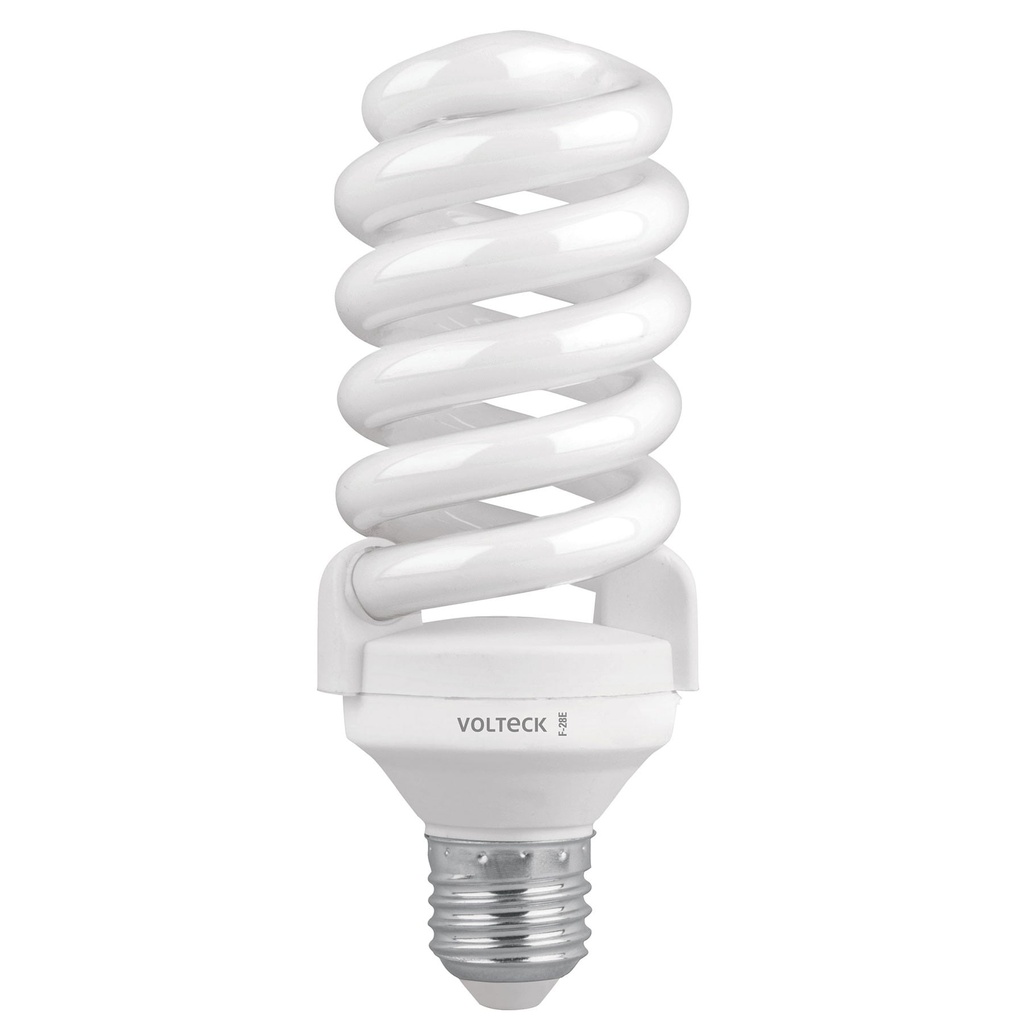 VOLTECK FOCO 28W LUZ BLANCA   ESPIRAL F-28E