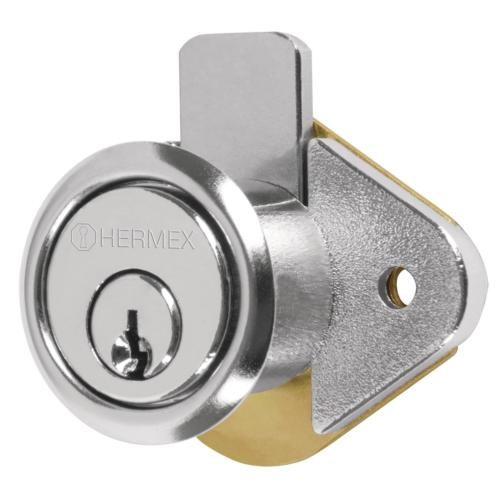 HERMEX CERRADURA PARA MUEBLE, MODELO21, CROMO