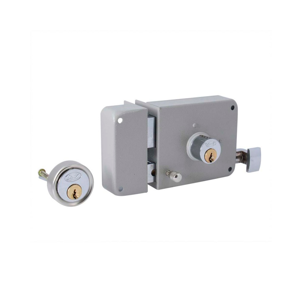 LOCK CERRADURA SOBREPONER     IZQ LLAVE STD BLISTER 25CS