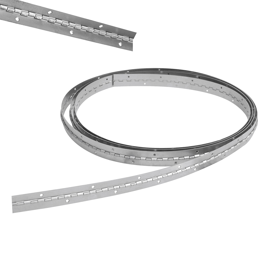 LOCK BISAGRA DE PIANO   1 1/4"" X 3.5M CON ORIFICIOS COD. LB