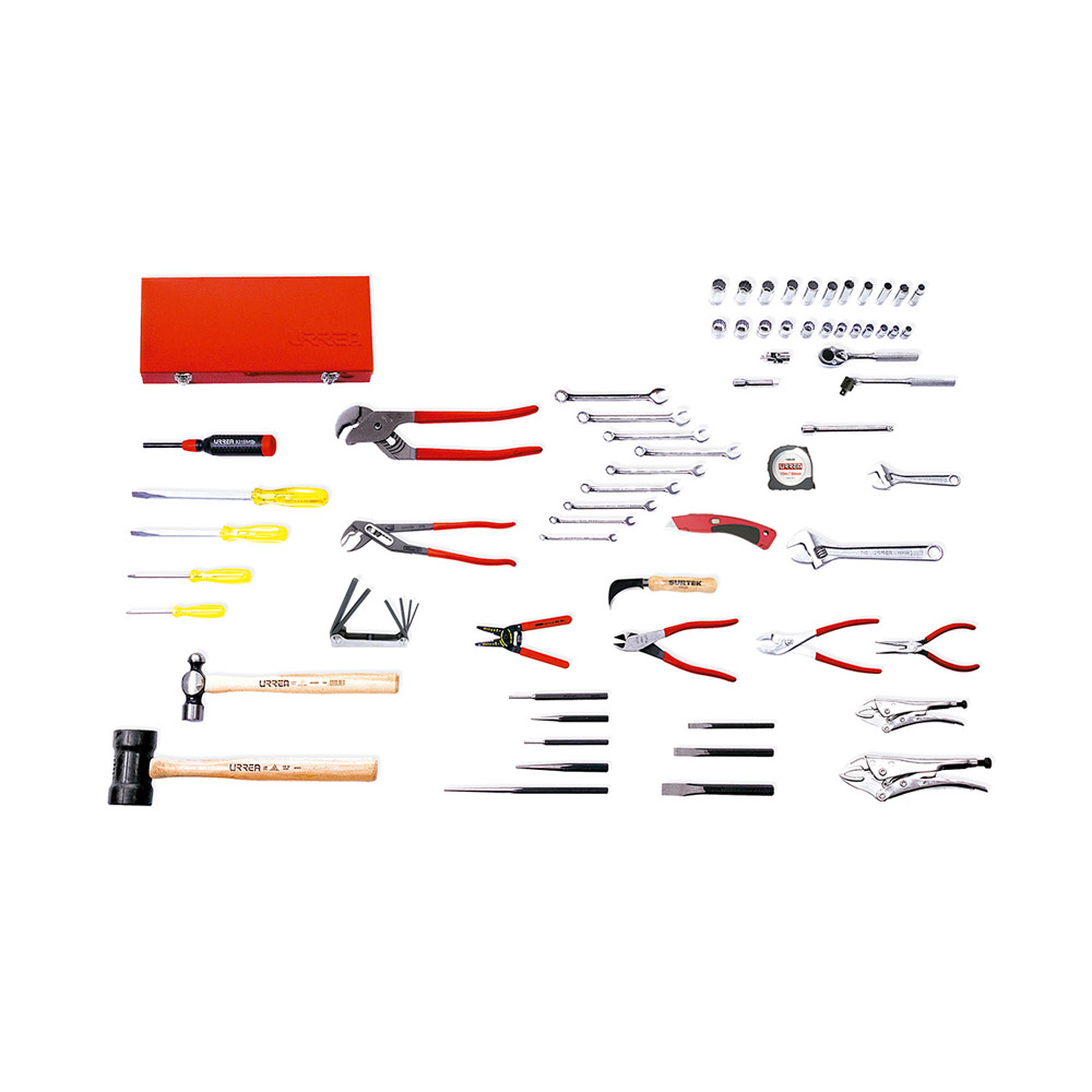 URREA JGO HERRAMIENTA 67PZ    STD BASICO INDUSTRIAL S/CAJA