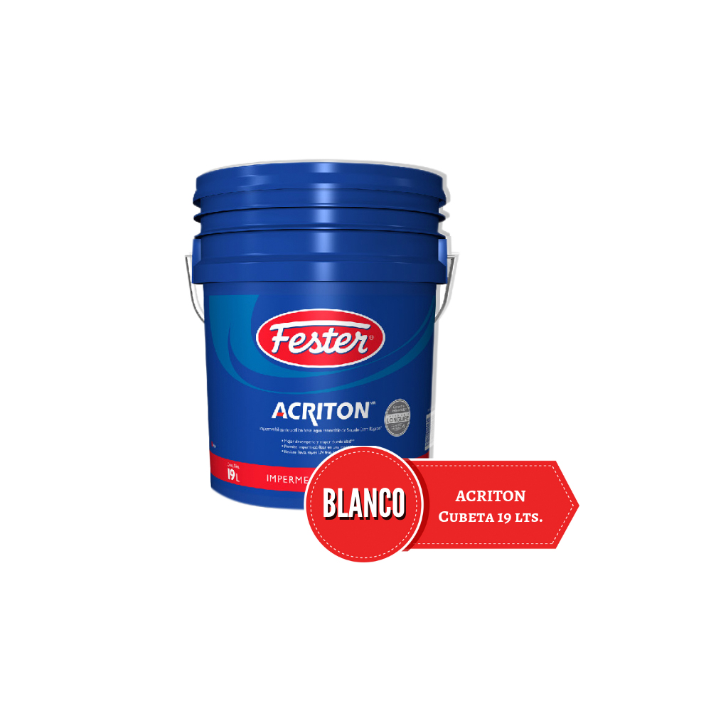 FESTER IMPERMEABILIZANTE      ACRITON 08AÑOS BCO 19LT 234639