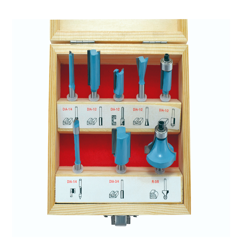 SILVERLINE JGO BROCAS P/ROUTER8PZ C/ESTUCHE