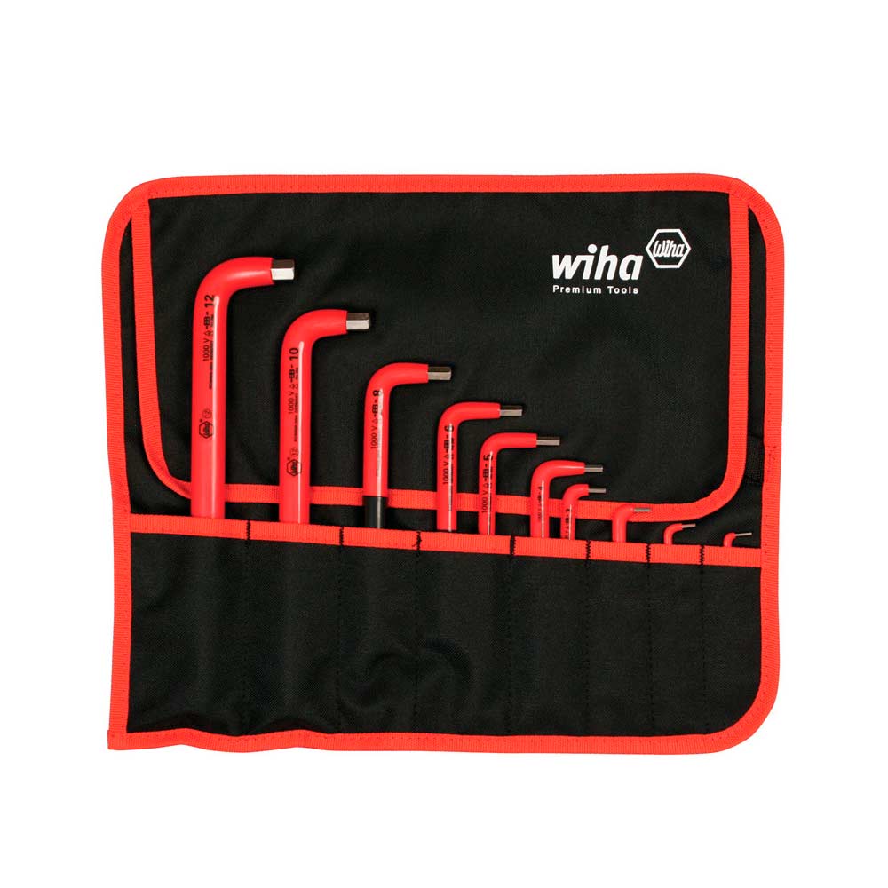 WIHA JG LLAVE ALLEN HEX 10PZ LMET AISLADAS 1000V 13693