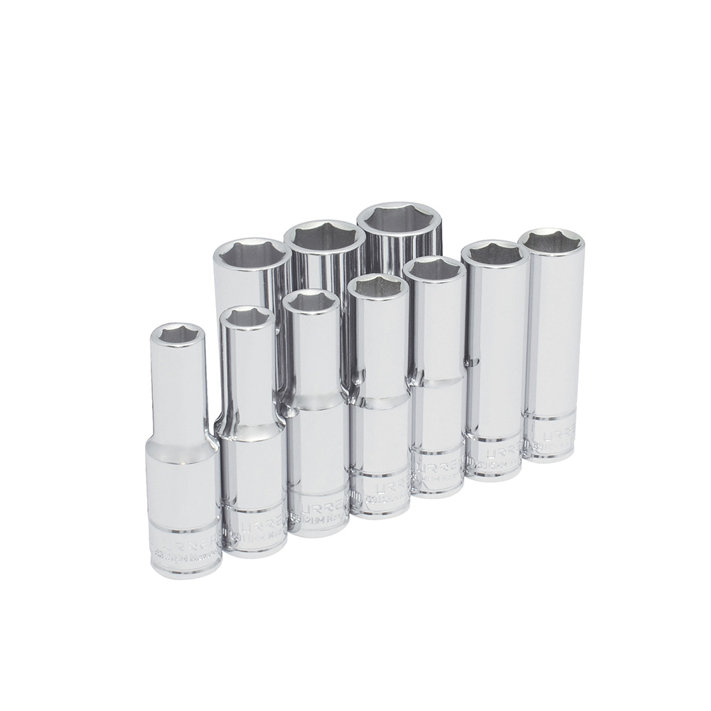 URREA DADOS JGO 10PZ 1/2" 54216 LARGOS METRICOS 6PTS