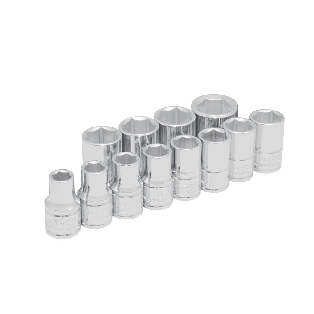 URREA JGO 12PZ DADOS 54213 1/2" METRICO 6PUNTAS