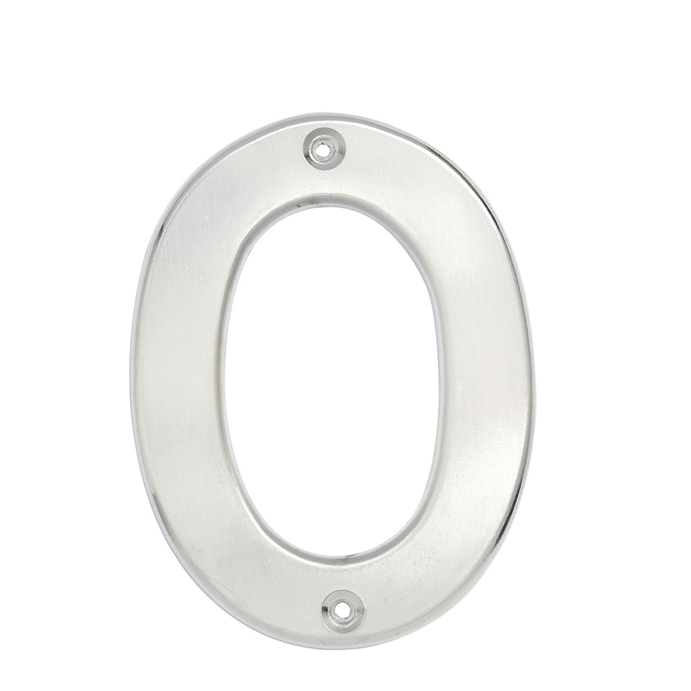 LOCK NUMERO 0 BOLD 4" L600C  CROMO SATINADO
