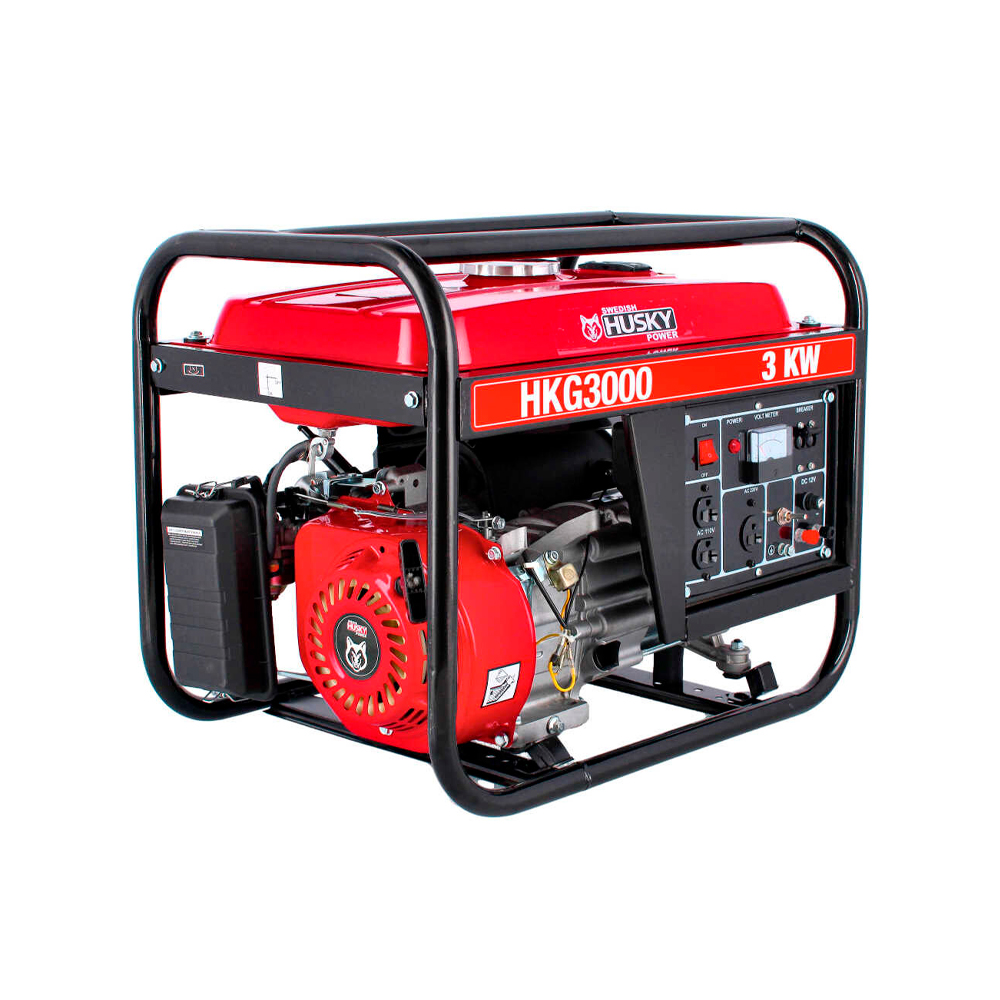 HUSKY GENERADOR GASOLINA      3000-2800W BI-VOLT 4T