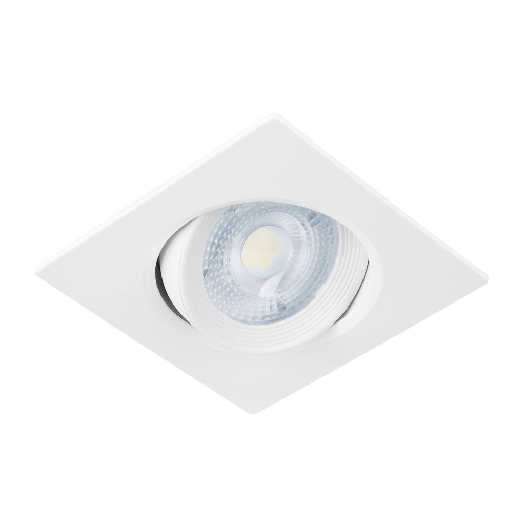 VOLTECK LUMINARIO EMP-106L 5W EMPOTRADO LED BCO CUAD 400L