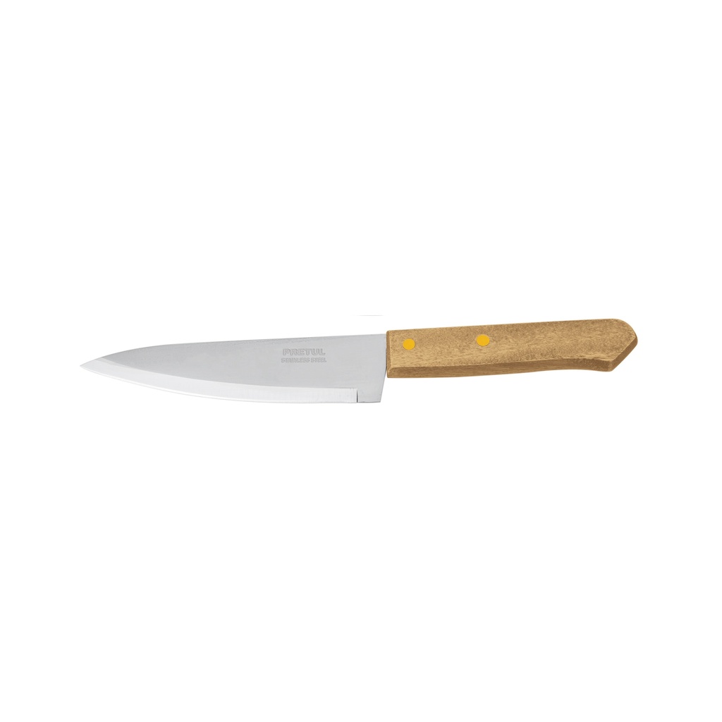 PRETUL CUCHILLO D/CHEF CUCH-M61 6"MANGO DE MADERA