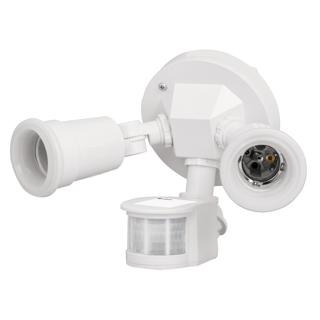 VOLTECK ARBOTANTE BCO 2XE26   300W D/SENSOR DE MOV ARB-901S