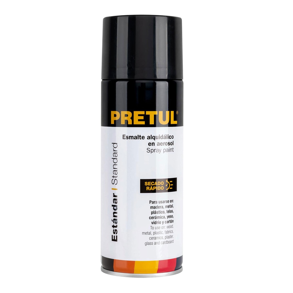 PRETUL PINTURA AEROSOL NGO BRILLANTE300ML PA-NB-P