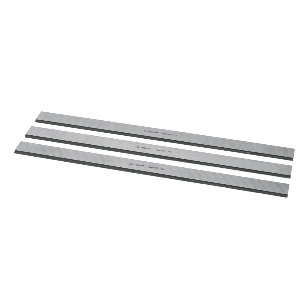 TRUPER CUCHILLAS CU-CEP-15X 3PZREP P/CEPILLO D/PISO