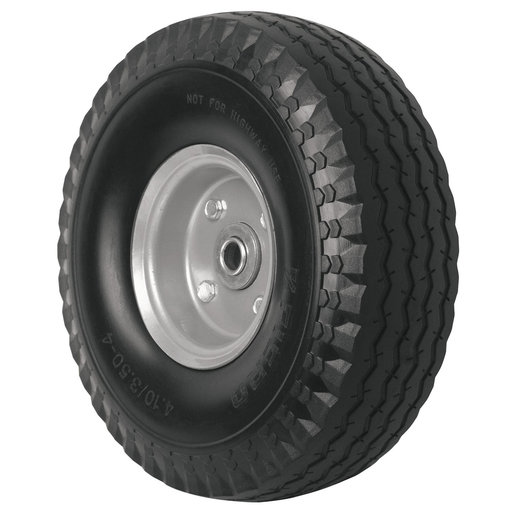 TRUPER LLANTA IMPONCHABLE     10" C/EJE LAT LLX-10L