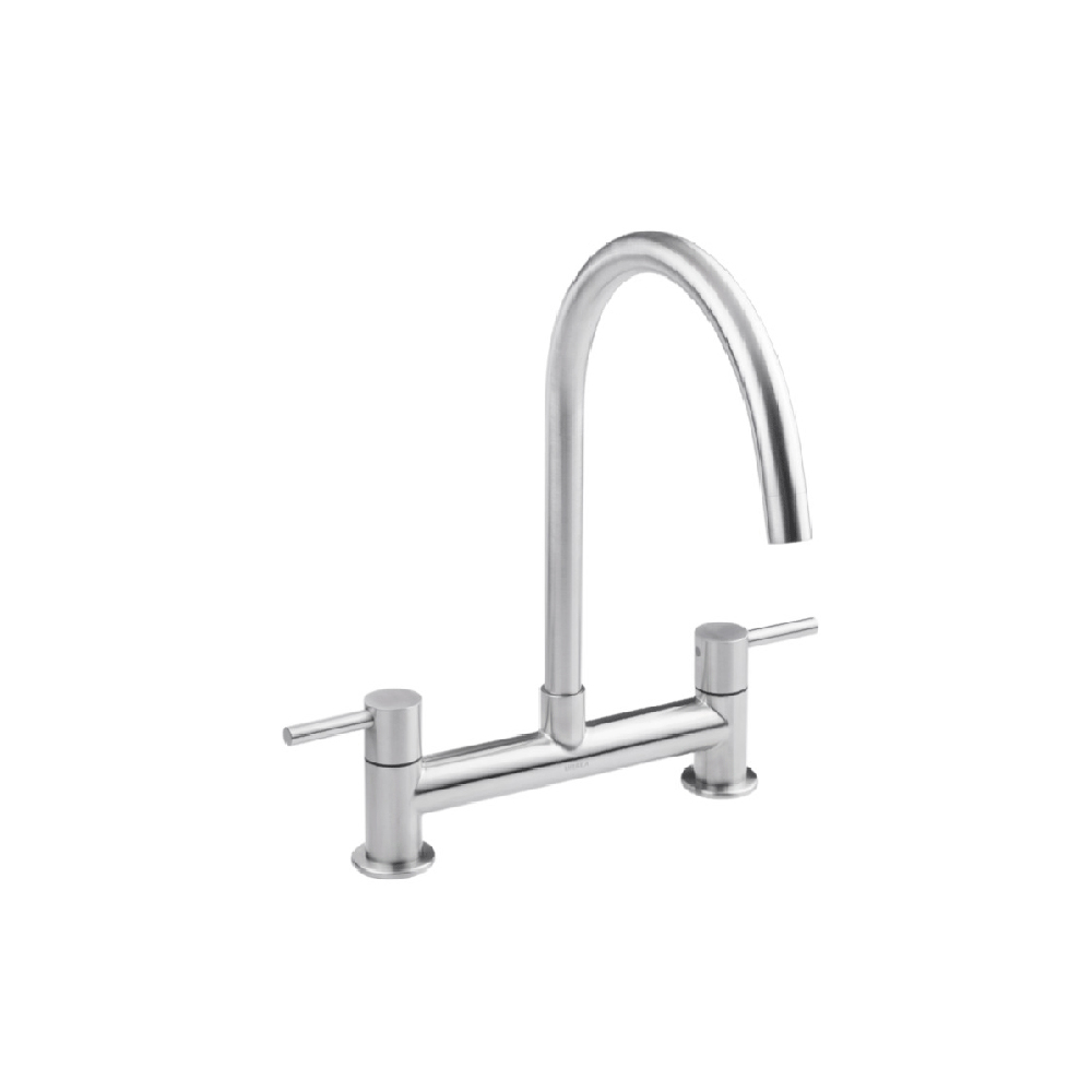URREA MEZCLADORA P/FREGADERO  8" AC INOX A PISO CPO EXT 9335
