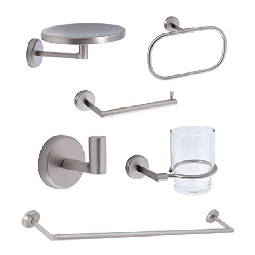 URREA ACCESORIOS P/BAÑO JGO   CROMO NEO EO.20