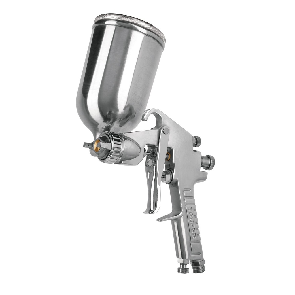 TRUPER PISTOLA P/PINTAR       BOQUILLA 1.0MM GRAVEDAD LVMP V