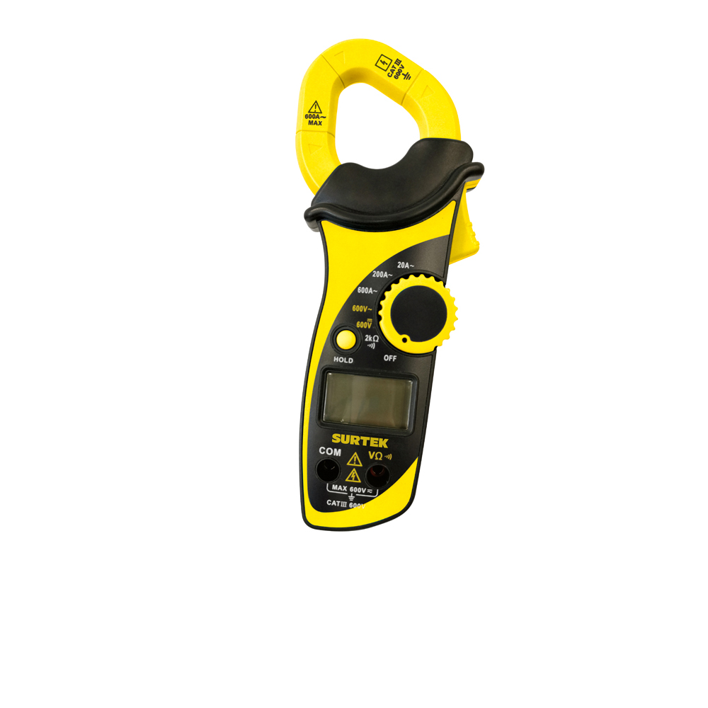 SURTEK MULTIMETRO DIGITAL DE GANCHO 600V MUL05