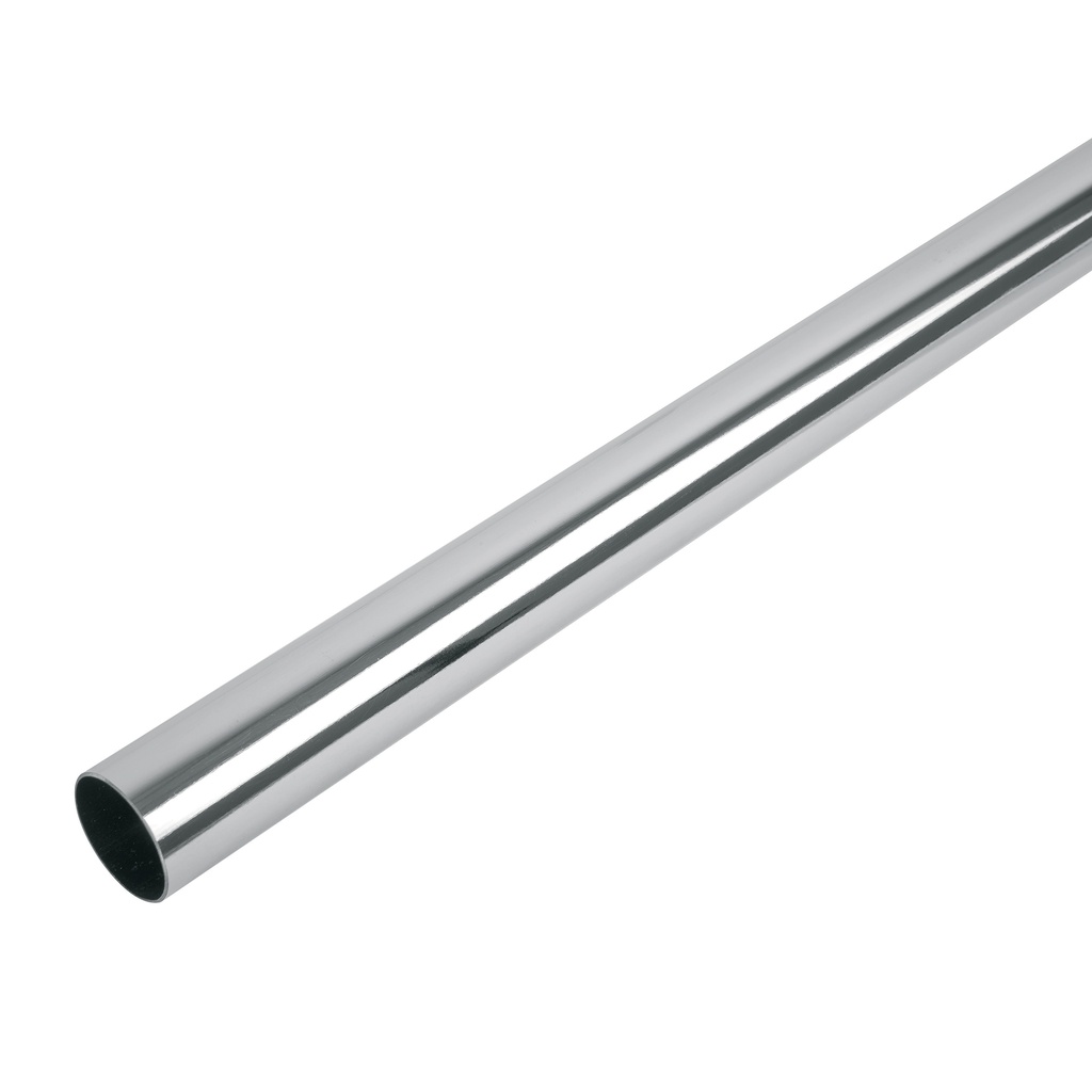 HERMEX TUBO REDONDO P/CLOSET   25MMX3MT CROMO TR-530