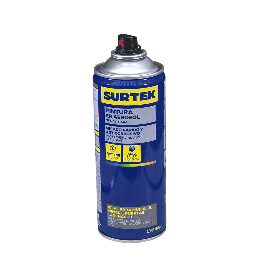 SURTEK AEROSOL AES402 NEGRO   SATINADO