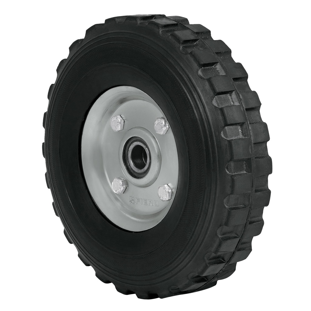 PRETUL LLANTA P/DIABLO 8"     HULE SOLIDO 2BALERO RD-82