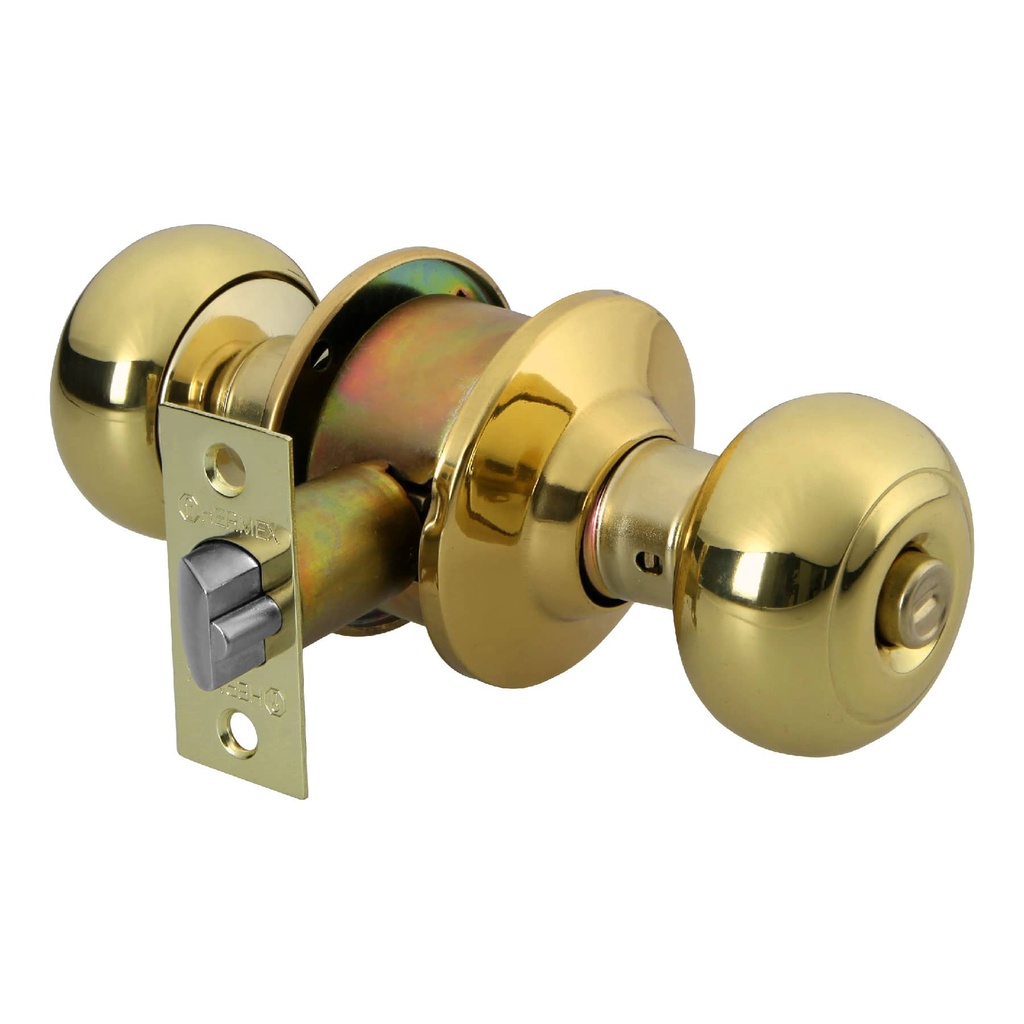 HERMEX CERRADURA POMO CROWN LATON BRIL RECAMARA