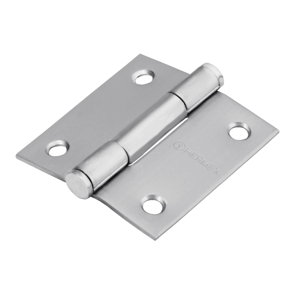 HERMEX BISAGRA CUADRADA 2 ACERO INOXPLANA