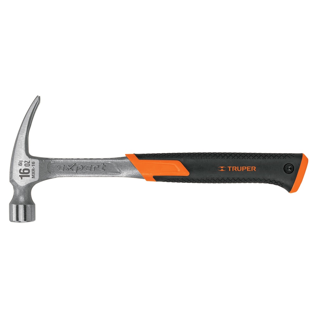 TRUPER MARTILLO FORJADO UÑA RECTA 16OZ MANGO